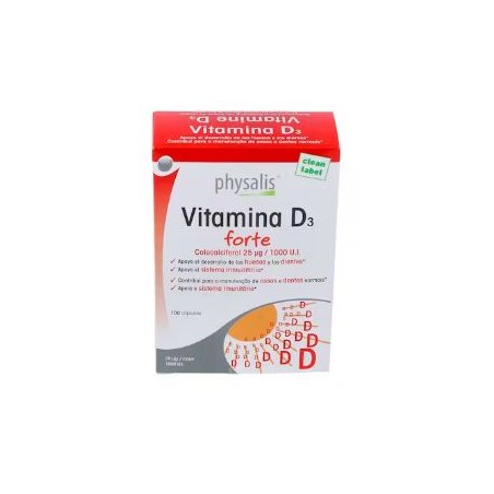 VITAMINA D3 FORTE 100CP PHYSAL