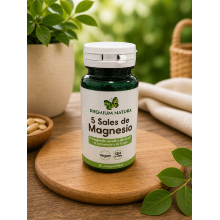MAGNESIO 5 SALES (PACK 2 unds)  PREMIUM NATURA 60 COMP