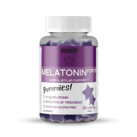 MELATONMINA FORTE 60 Gummies FRUTOS BOSQUE WEIDER