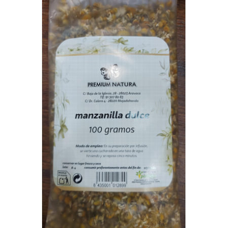 MANZANILLA DULCE 100GR PREMIUM NATURA