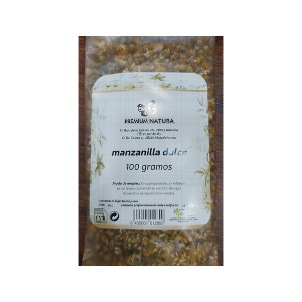 MANZANILLA DULCE 100GR PREMIUM NATURA
