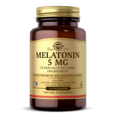 MELATONIN 5MG 60 NUGGETS SOLGAR