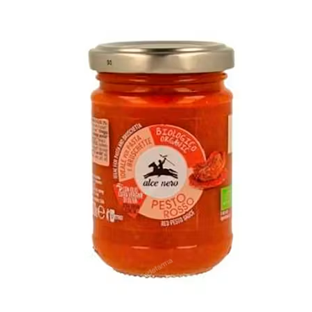 SALSA PESTO ROJO130GR BIO
