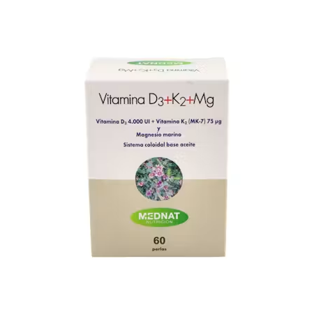 VITAMINA D3+K2+MG 60 PERLAS