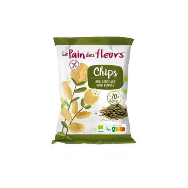 CHIPS DE LENTEJAS 50 G LE PAIN DES FLEURS