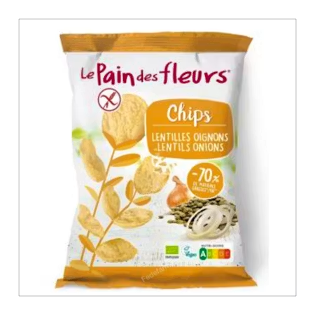 CHIPS DE LENTEJAS CON CEBOLLA 50 G