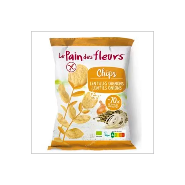 CHIPS DE LENTEJAS CON CEBOLLA 50 G