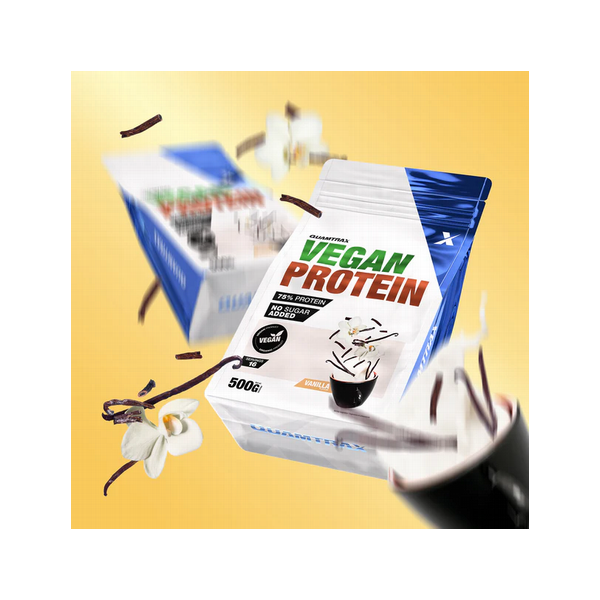 QUAMTRAX VEGAN PROTEIN 500g VAINILLA