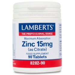ZINC 15MG CITRATO 90TAB.LAMBER