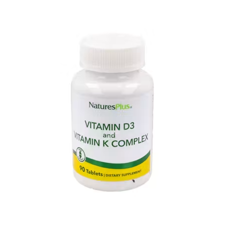 NATURES PLUS VITAMINA D3 2500ui+VIT K 240mcg 90comp.
