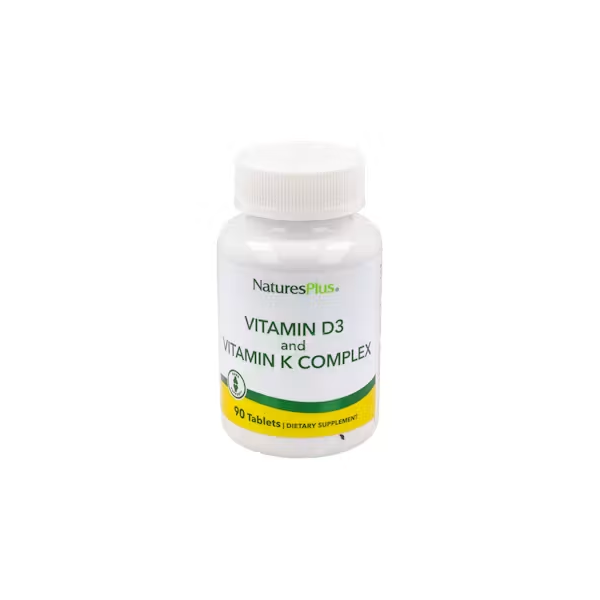 NATURES PLUS VITAMINA D3 2500ui+VIT K 240mcg 90comp.