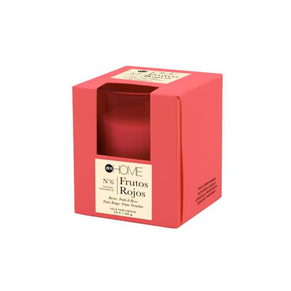 VELA DRNHOME FRUTOS ROJOS