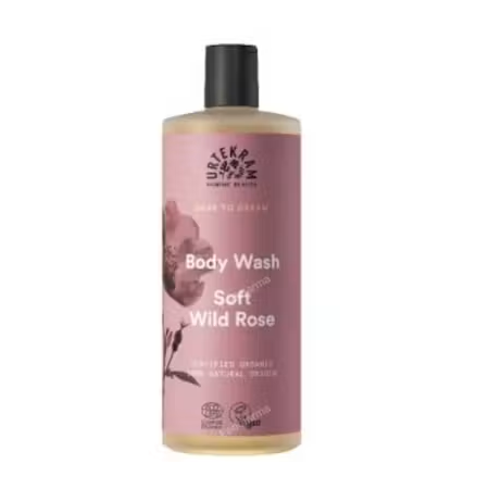SOFT WILD ROSE gel de baño 500ml. ECO VEGAN - URTEKRAM