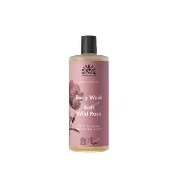 SOFT WILD ROSE gel de baño 500ml. ECO VEGAN - URTEKRAM