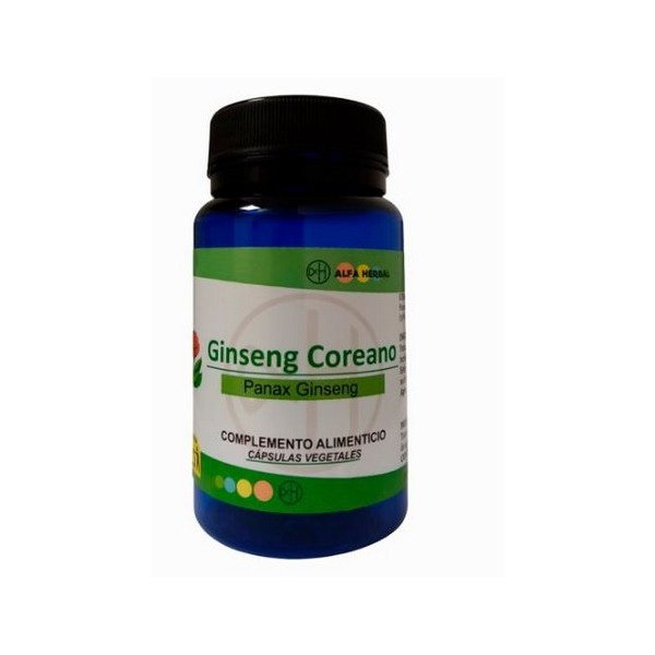 ALFA HERBAL GINSENG COREANO  (PANAX GINSENG) 60 VEG CAPS