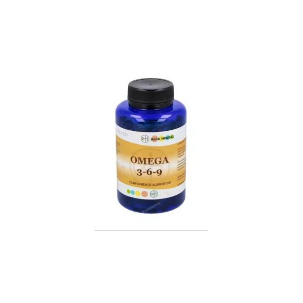 ALFA HERBAL OMEGA 3-6-9 aceite de salmon-onagra-lino 100