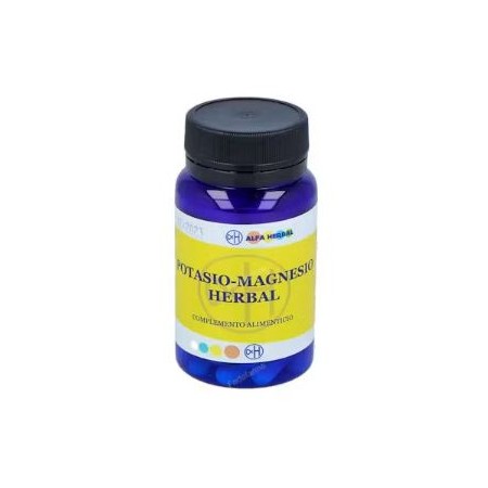 ALFA HERBAL POTASIO - MAGNESIO 60cap.