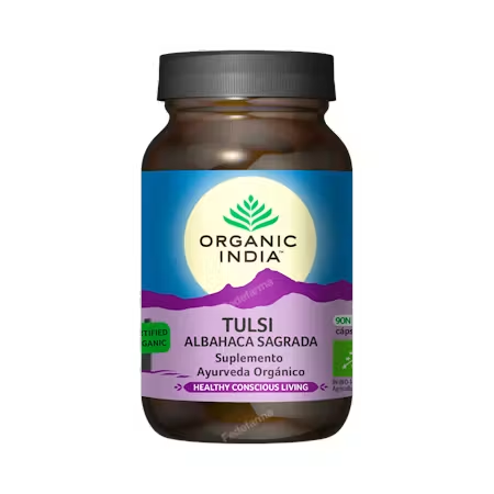 TULSI SUPLEMENTO AYURVEDA ORGANICO 90 VEG