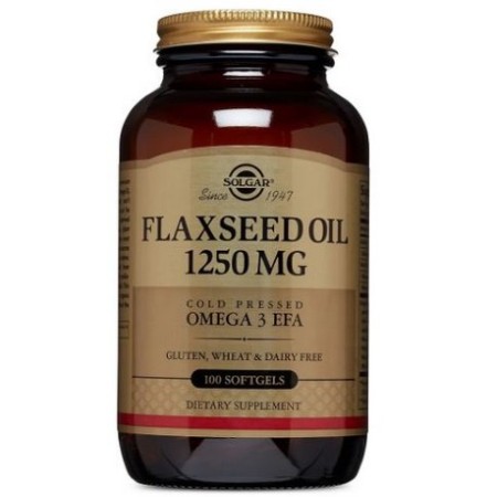 SOLGAR ACEITE DE LINAZA 1.250mg. 100perlas