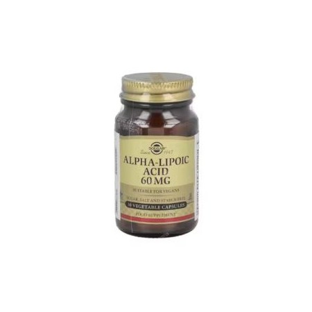 ACIDO ALFA LIP 60MG 30C SOLGAR