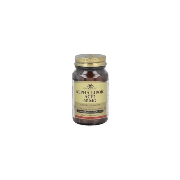 ACIDO ALFA LIP 60MG 30C SOLGAR