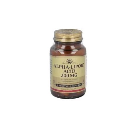 ACIDO ALFA LIP 200MG 50 SOLGAR