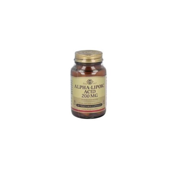 ACIDO ALFA LIP 200MG 50 SOLGAR
