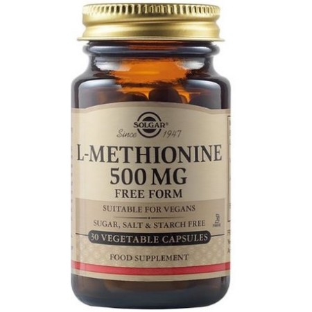 L-METIONINA 500MG 30CAP SOLGAR