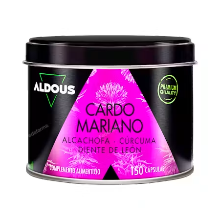 CARDO MARIANO CURCUMA 150caps - ALDOUS