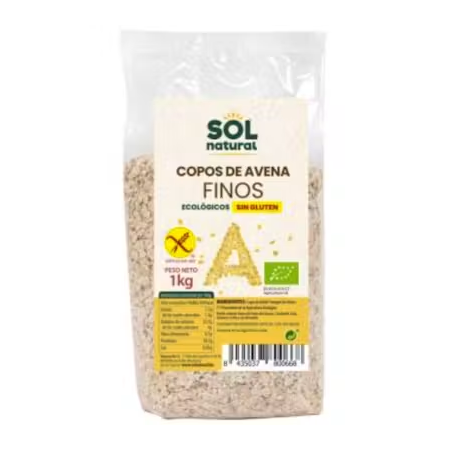 COPOS AVENA INT. FINOS 1kg s/g SOLNATURAL