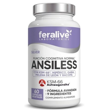 Ansiless 60 Cápsulas  Ashwagandha KSM-66®