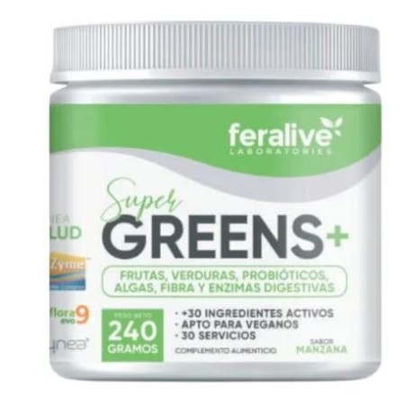 SUPER GREENS+ 240 GRS MANZANA
