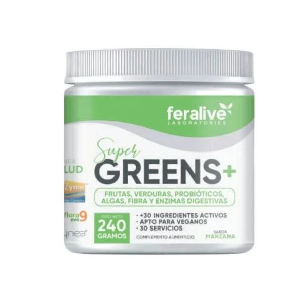 SUPER GREENS+ 240 GRS MANZANA