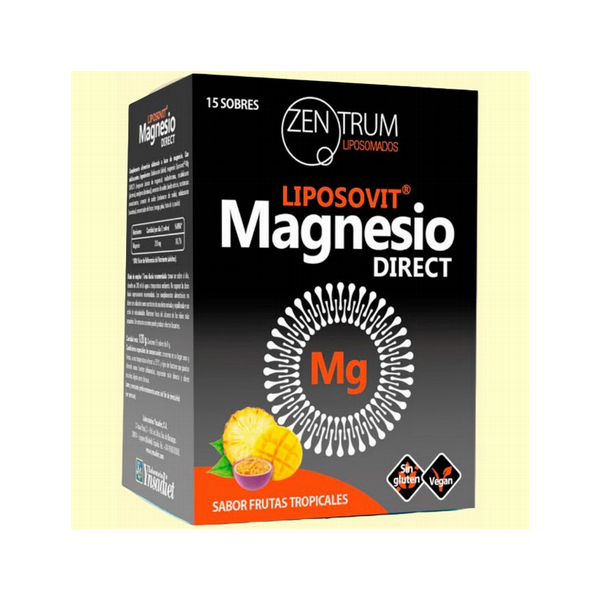 LIPOSOVIT MAGNESIO DIRECT 15sob mango - YNSADIET
