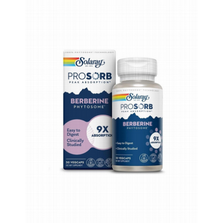 PROSORB BERBERINE 9X 30caps - SOLARAY