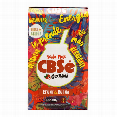 YERBA MATE CBSÉ GUARANÁ 500G