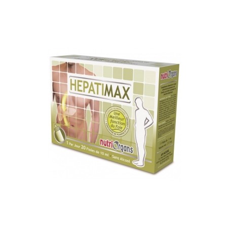 NUTRIORGANS HEPATIMAX 20 VIALES