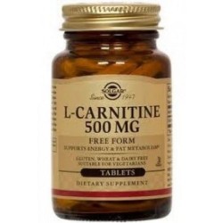 L-CARNITINA 500MG 30CP SOLGAR