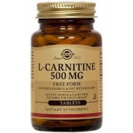 L-CARNITINA 500MG 30CP SOLGAR