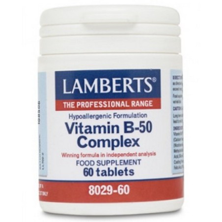 VITAMINA B 50 60TAB LAMBERTS