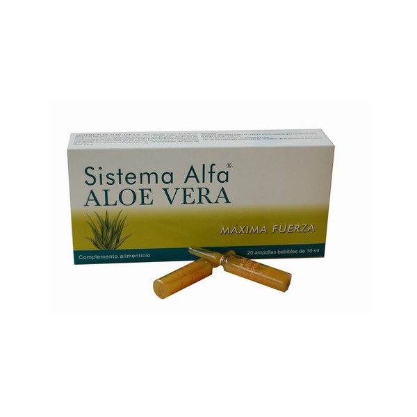 SISTEMA ALFA ALOE VERA 20 AMPOLLAS