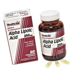 ACIDO ALFALIP 250MG 60 NUTRINA