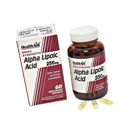 ACIDO ALFALIP 250MG 60 NUTRINA