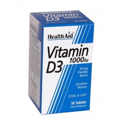 VITAMINA D3 1000UI HEALTH AID (ULTIMAS UNIDADES)