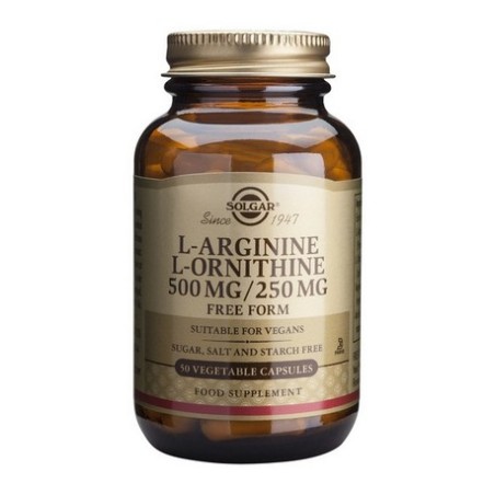 L-ARGININA+L-ORNITIN 50 SOLGAR