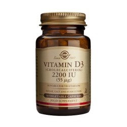 VITAMINA D3 2200UI 50CP SOLGAR