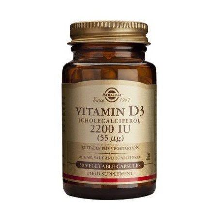 VITAMINA D3 2200UI 100C SOLGAR