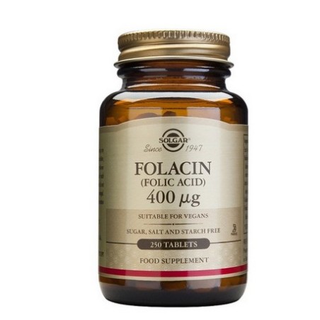 FOLACIN 400ug 250COMP SOLGAR