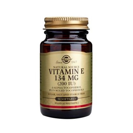 VITAMINA E 200 UI(134mg.). Cáp Gelatina Blanda.100CAP
