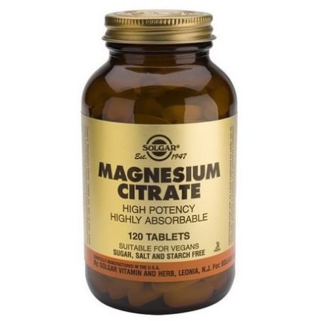 CITRATO MAGNESIO 120COM SOLGAR